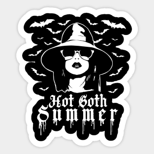 Hot Goth Summer Sticker
